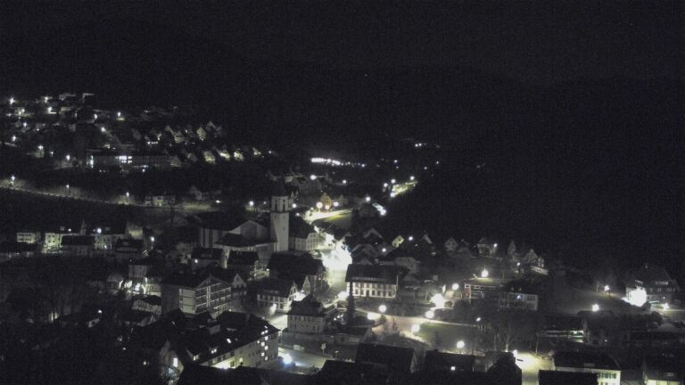 Dieses Bild zeigt eine Webcam-Aufnahme von Ottenhöfen, aufgenommen am Samstag, den 21.03.2026 um 00:30 Uhr