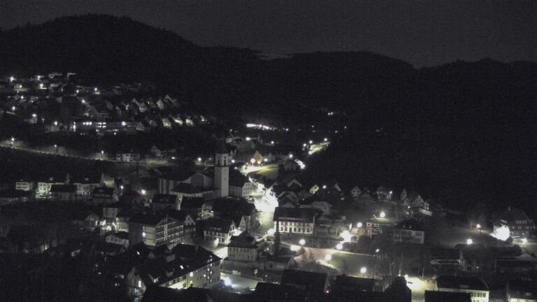Dieses Bild zeigt eine Webcam-Aufnahme von Ottenhöfen, aufgenommen am Montag, den 30.03.2026 um 03:30 Uhr