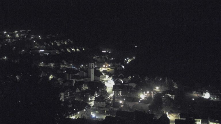 Dieses Bild zeigt eine Webcam-Aufnahme von Ottenhöfen, aufgenommen am Freitag, den 09.10.2026 um 03:00 Uhr