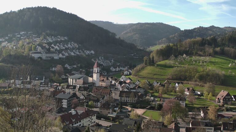 Dieses Bild zeigt eine Webcam-Aufnahme von Ottenhöfen, aufgenommen am Samstag, den 11.04.2026 um 09:00 Uhr