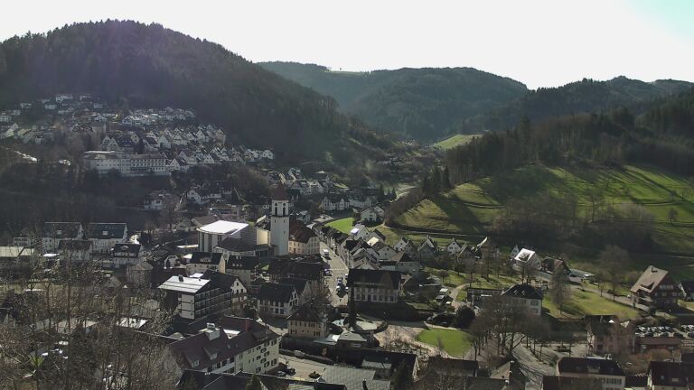 Dieses Bild zeigt eine Webcam-Aufnahme von Ottenhöfen, aufgenommen am Freitag, den 27.02.2026 um 10:40 Uhr