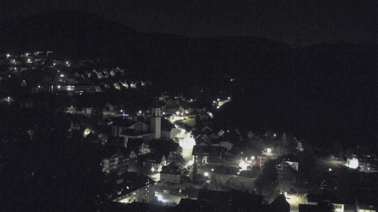 Dieses Bild zeigt eine Webcam-Aufnahme von Ottenhöfen, aufgenommen am Donnerstag, den 15.10.2026 um 02:00 Uhr