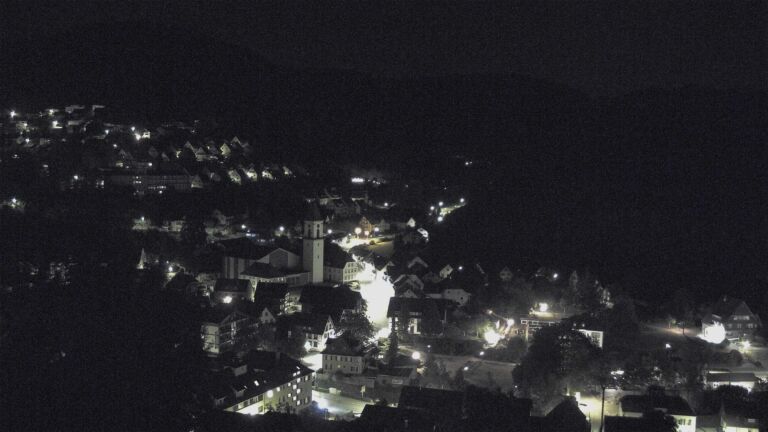 Dieses Bild zeigt eine Webcam-Aufnahme von Ottenhöfen, aufgenommen am Mittwoch, den 12.08.2026 um 03:30 Uhr
