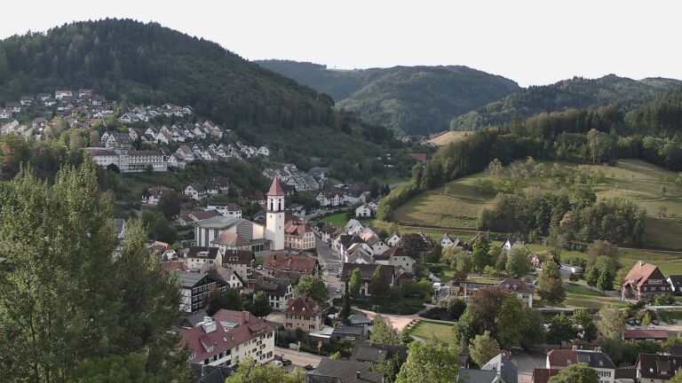 Dieses Bild zeigt eine Webcam-Aufnahme von Ottenhöfen, aufgenommen am Freitag, den 11.09.2026 um 08:50 Uhr