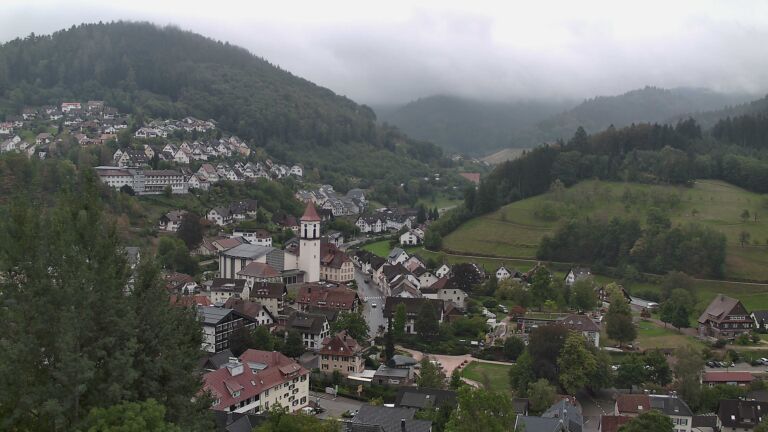Dieses Bild zeigt eine Webcam-Aufnahme von Ottenhöfen, aufgenommen am Mittwoch, den 16.09.2026 um 10:10 Uhr