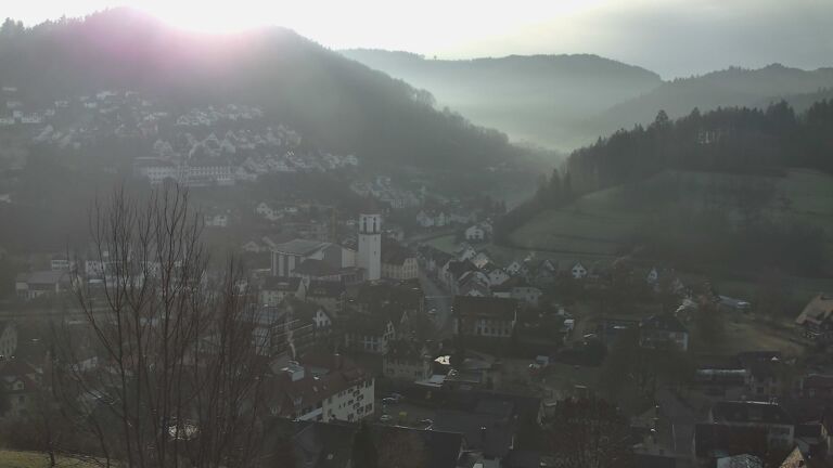 Dieses Bild zeigt eine Webcam-Aufnahme von Ottenhöfen, aufgenommen am Dienstag, den 16.12.2025 um 10:00 Uhr