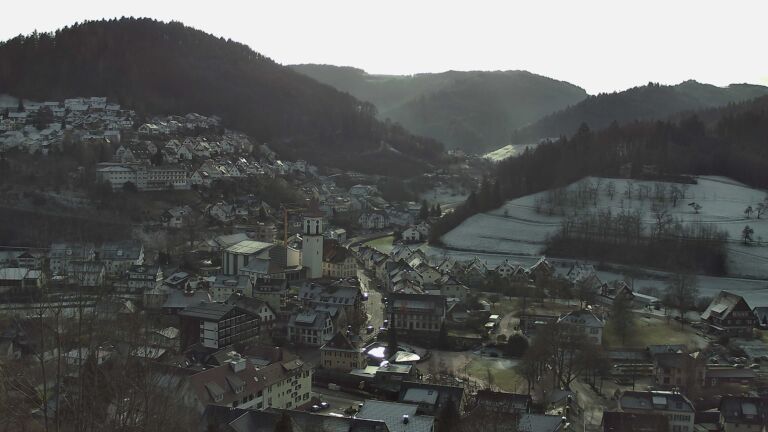 Dieses Bild zeigt eine Webcam-Aufnahme von Ottenhöfen, aufgenommen am Mittwoch, den 31.12.2025 um 11:20 Uhr