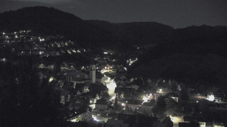 Dieses Bild zeigt eine Webcam-Aufnahme von Ottenhöfen, aufgenommen am Mittwoch, den 30.09.2026 um 02:30 Uhr