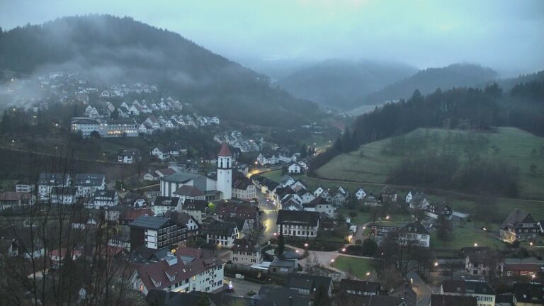 Dieses Bild zeigt eine Webcam-Aufnahme von Ottenhöfen, aufgenommen am Sonntag, den 29.03.2026 um 06:50 Uhr