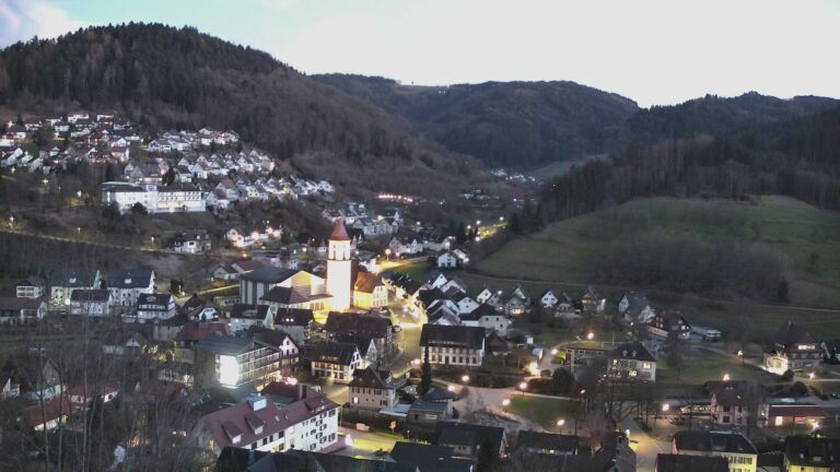 Dieses Bild zeigt eine Webcam-Aufnahme von Ottenhöfen, aufgenommen am Montag, den 02.03.2026 um 18:40 Uhr