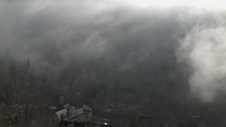 Dieses Bild zeigt eine Webcam-Aufnahme von Ottenhöfen, aufgenommen am Sonntag, den 08.02.2026 um 13:30 Uhr