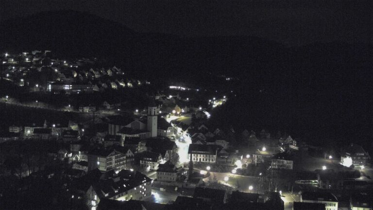 Dieses Bild zeigt eine Webcam-Aufnahme von Ottenhöfen, aufgenommen am Donnerstag, den 19.02.2026 um 00:00 Uhr