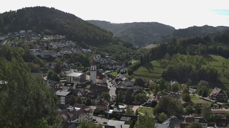 Dieses Bild zeigt eine Webcam-Aufnahme von Ottenhöfen, aufgenommen am Montag, den 21.09.2026 um 12:00 Uhr