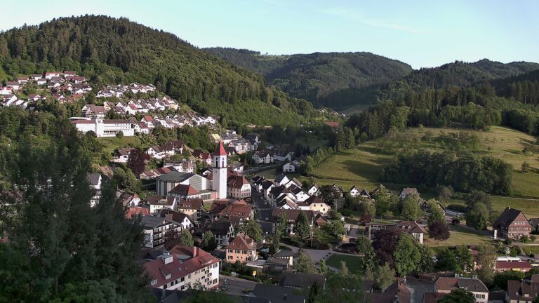 Dieses Bild zeigt eine Webcam-Aufnahme von Ottenhöfen, aufgenommen am Freitag, den 29.05.2026 um 19:50 Uhr