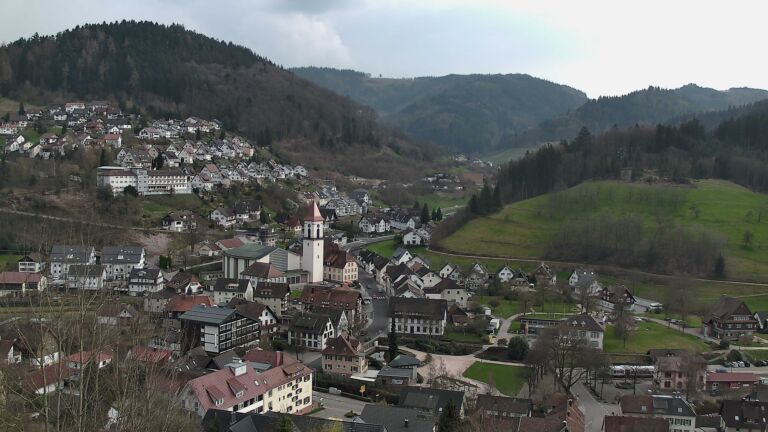 Dieses Bild zeigt eine Webcam-Aufnahme von Ottenhöfen, aufgenommen am Samstag, den 21.03.2026 um 16:10 Uhr