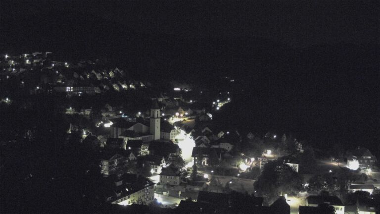 Dieses Bild zeigt eine Webcam-Aufnahme von Ottenhöfen, aufgenommen am Dienstag, den 18.08.2026 um 03:30 Uhr