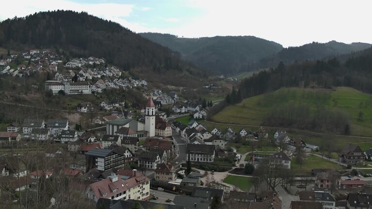 Dieses Bild zeigt eine Webcam-Aufnahme von Ottenhöfen, aufgenommen am Dienstag, den 10.03.2026 um 14:20 Uhr