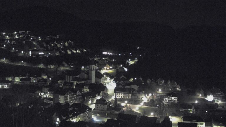 Dieses Bild zeigt eine Webcam-Aufnahme von Ottenhöfen, aufgenommen am Donnerstag, den 09.04.2026 um 01:30 Uhr
