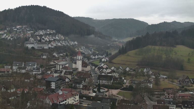 Dieses Bild zeigt eine Webcam-Aufnahme von Ottenhöfen, aufgenommen am Freitag, den 06.02.2026 um 09:30 Uhr