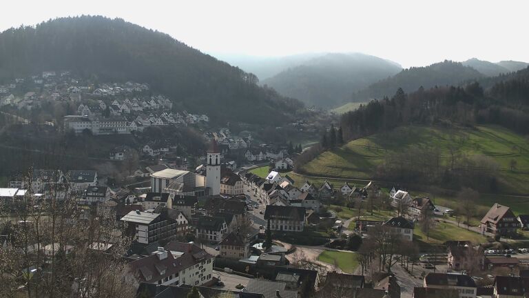 Dieses Bild zeigt eine Webcam-Aufnahme von Ottenhöfen, aufgenommen am Sonntag, den 08.03.2026 um 10:00 Uhr