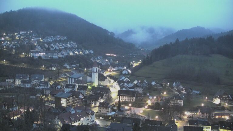 Dieses Bild zeigt eine Webcam-Aufnahme von Ottenhöfen, aufgenommen am Sonntag, den 15.03.2026 um 06:10 Uhr