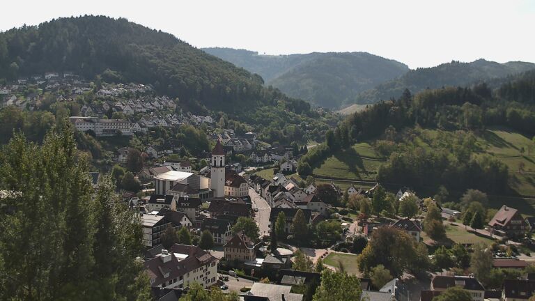 Dieses Bild zeigt eine Webcam-Aufnahme von Ottenhöfen, aufgenommen am Montag, den 28.09.2026 um 11:40 Uhr