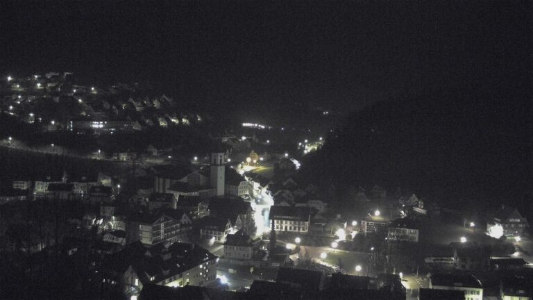 Dieses Bild zeigt eine Webcam-Aufnahme von Ottenhöfen, aufgenommen am Montag, den 23.02.2026 um 03:30 Uhr