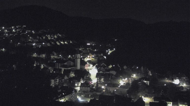 Dieses Bild zeigt eine Webcam-Aufnahme von Ottenhöfen, aufgenommen am Sonntag, den 20.09.2026 um 01:00 Uhr