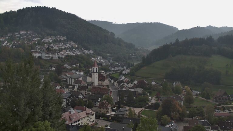 Dieses Bild zeigt eine Webcam-Aufnahme von Ottenhöfen, aufgenommen am Dienstag, den 20.10.2026 um 14:10 Uhr