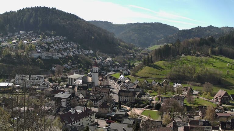 Dieses Bild zeigt eine Webcam-Aufnahme von Ottenhöfen, aufgenommen am Mittwoch, den 08.04.2026 um 10:40 Uhr