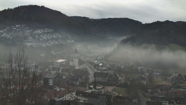 Dieses Bild zeigt eine Webcam-Aufnahme von Ottenhöfen, aufgenommen am Mittwoch, den 04.02.2026 um 10:40 Uhr