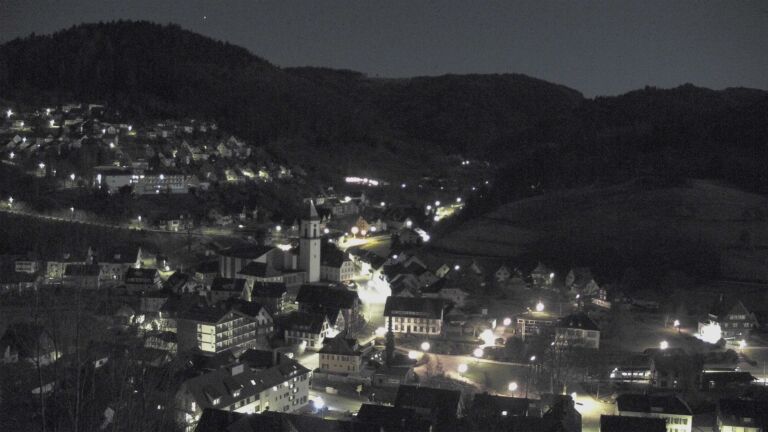 Dieses Bild zeigt eine Webcam-Aufnahme von Ottenhöfen, aufgenommen am Dienstag, den 03.03.2026 um 04:00 Uhr