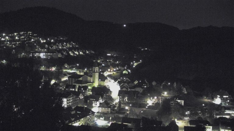 Dieses Bild zeigt eine Webcam-Aufnahme von Ottenhöfen, aufgenommen am Mittwoch, den 07.10.2026 um 19:50 Uhr