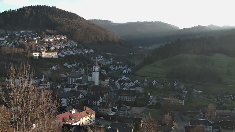 Dieses Bild zeigt eine Webcam-Aufnahme von Ottenhöfen, aufgenommen am Donnerstag, den 25.12.2025 um 15:30 Uhr