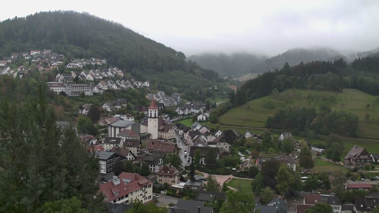 Dieses Bild zeigt eine Webcam-Aufnahme von Ottenhöfen, aufgenommen am Mittwoch, den 16.09.2026 um 12:30 Uhr