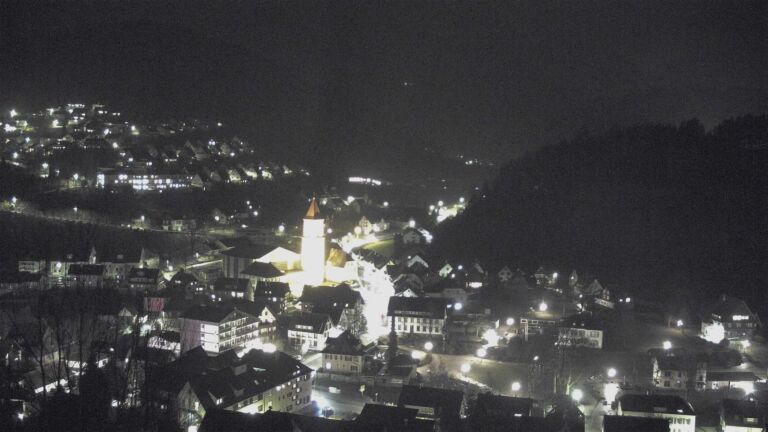 Dieses Bild zeigt eine Webcam-Aufnahme von Ottenhöfen, aufgenommen am Freitag, den 06.02.2026 um 20:10 Uhr