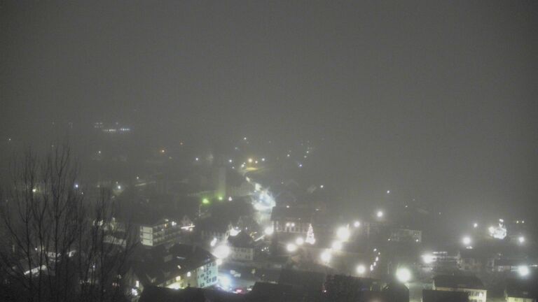 Dieses Bild zeigt eine Webcam-Aufnahme von Ottenhöfen, aufgenommen am Montag, den 22.12.2025 um 07:00 Uhr