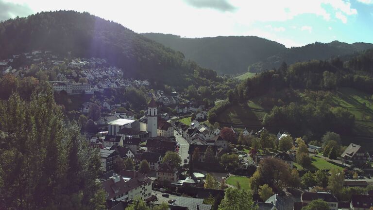 Dieses Bild zeigt eine Webcam-Aufnahme von Ottenhöfen, aufgenommen am Donnerstag, den 22.10.2026 um 11:30 Uhr