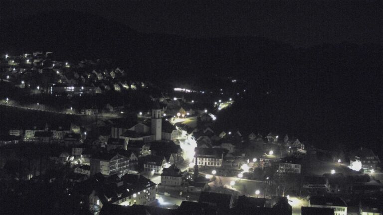 Dieses Bild zeigt eine Webcam-Aufnahme von Ottenhöfen, aufgenommen am Freitag, den 13.03.2026 um 02:30 Uhr