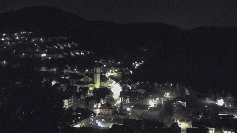 Dieses Bild zeigt eine Webcam-Aufnahme von Ottenhöfen, aufgenommen am Freitag, den 23.10.2026 um 05:30 Uhr