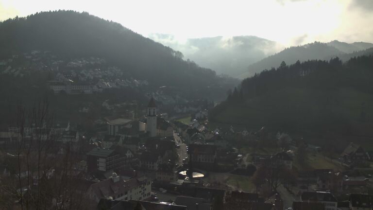 Dieses Bild zeigt eine Webcam-Aufnahme von Ottenhöfen, aufgenommen am Dienstag, den 23.12.2025 um 11:00 Uhr