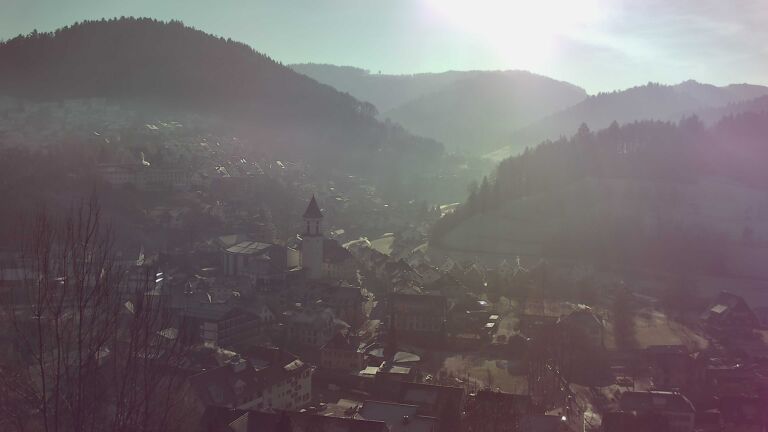 Dieses Bild zeigt eine Webcam-Aufnahme von Ottenhöfen, aufgenommen am Montag, den 29.12.2025 um 11:50 Uhr