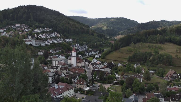 Dieses Bild zeigt eine Webcam-Aufnahme von Ottenhöfen, aufgenommen am Montag, den 31.08.2026 um 08:50 Uhr