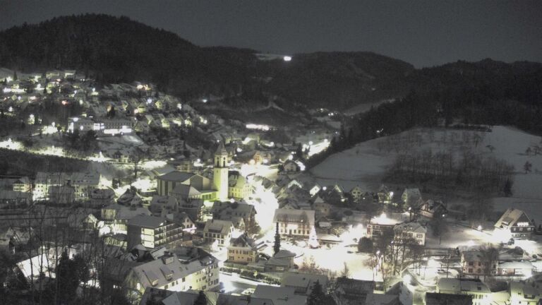 Dieses Bild zeigt eine Webcam-Aufnahme von Ottenhöfen, aufgenommen am Montag, den 05.01.2026 um 06:50 Uhr