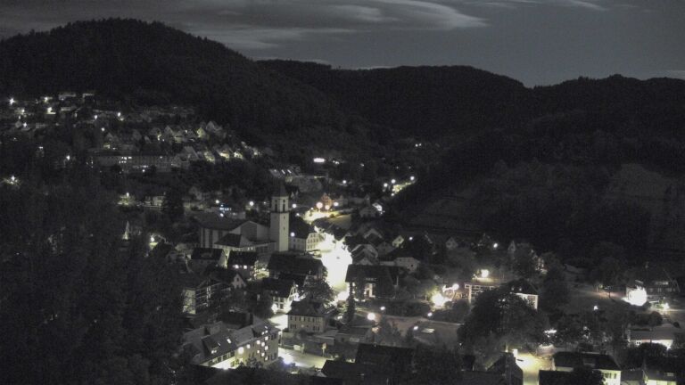 Dieses Bild zeigt eine Webcam-Aufnahme von Ottenhöfen, aufgenommen am Samstag, den 29.08.2026 um 03:00 Uhr