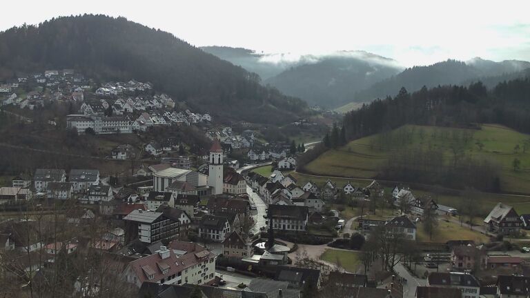 Dieses Bild zeigt eine Webcam-Aufnahme von Ottenhöfen, aufgenommen am Samstag, den 31.01.2026 um 11:00 Uhr