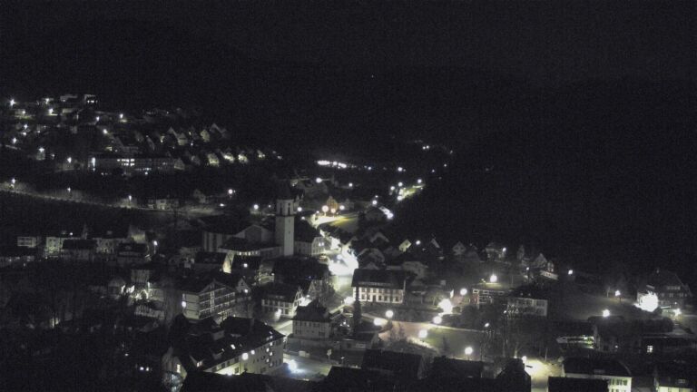 Dieses Bild zeigt eine Webcam-Aufnahme von Ottenhöfen, aufgenommen am Sonntag, den 15.03.2026 um 01:00 Uhr