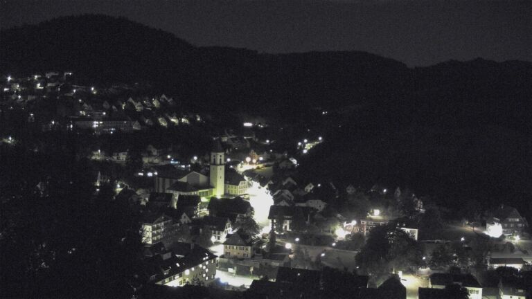 Dieses Bild zeigt eine Webcam-Aufnahme von Ottenhöfen, aufgenommen am Donnerstag, den 03.09.2026 um 05:00 Uhr