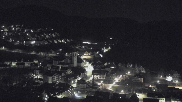 Dieses Bild zeigt eine Webcam-Aufnahme von Ottenhöfen, aufgenommen am Dienstag, den 24.03.2026 um 00:00 Uhr