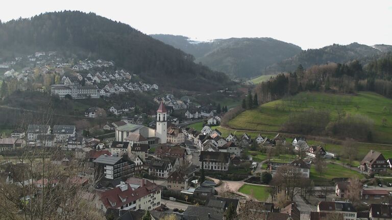 Dieses Bild zeigt eine Webcam-Aufnahme von Ottenhöfen, aufgenommen am Mittwoch, den 01.04.2026 um 09:10 Uhr